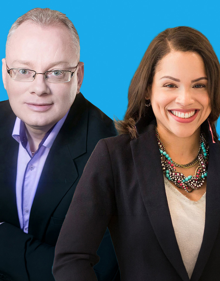 JOY Radio hosts James Kurtis and Hollie Taylor
