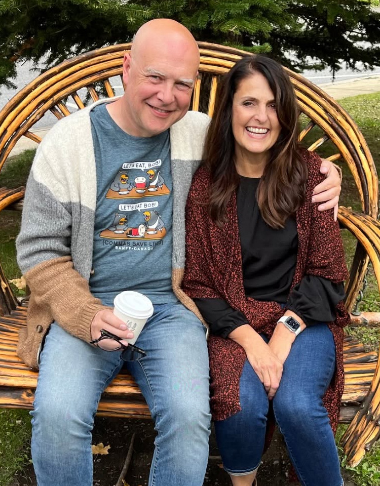 Brian Doerksen is sitting with his wife Joyce