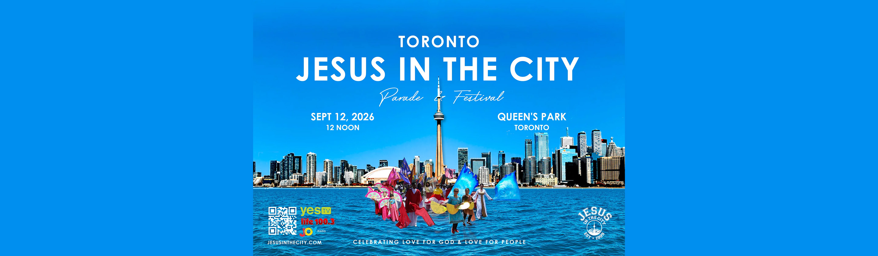 Jesus In The City parade event poster